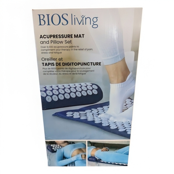 NEW BIOS living Acupressure Mat and Pillow Set - Picture 2 of 5